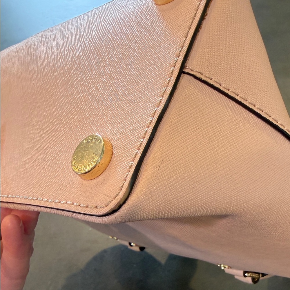 Michael Kors Pink Satchel with Gold Hardware - Picture 9 of 16